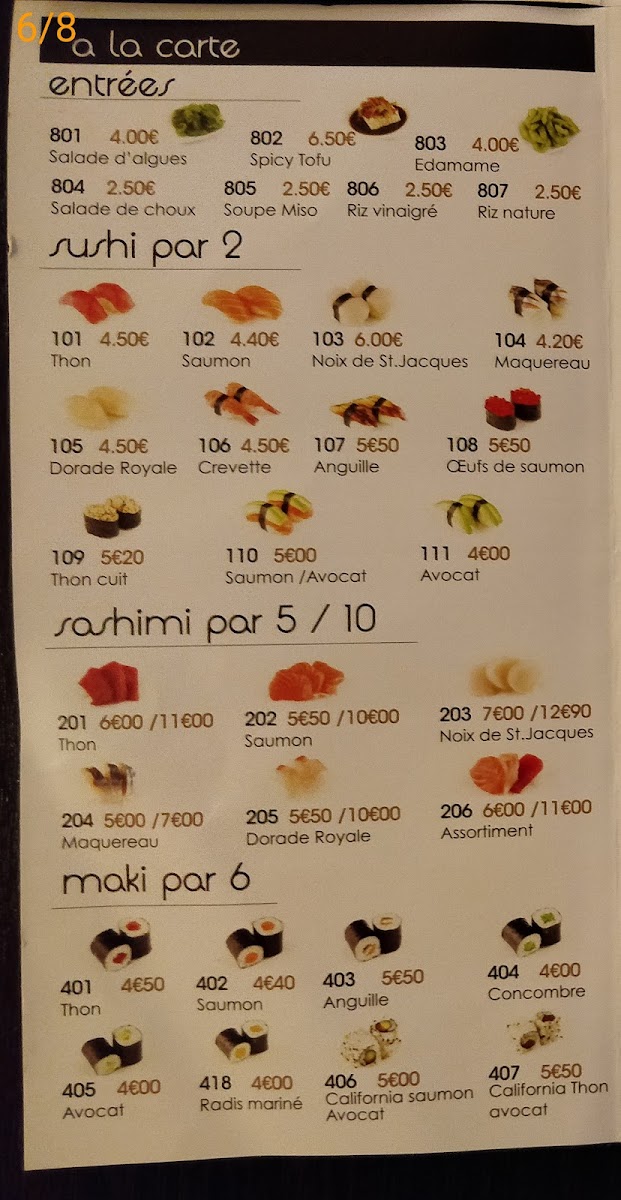 Jinyao Japanese Restaurant Photo Menu 1