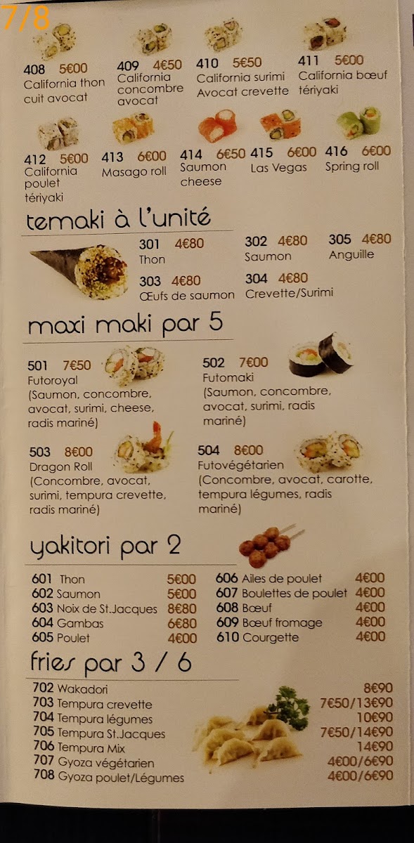 Jinyao Japanese Restaurant Photo Menu 3