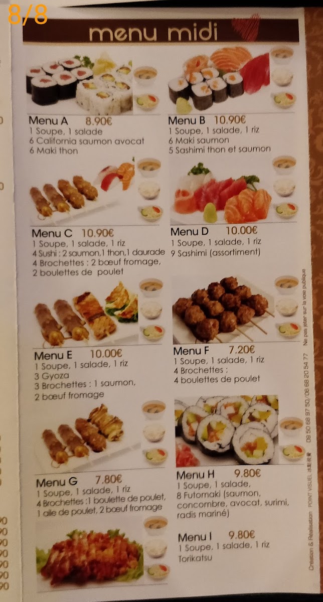 Jinyao Japanese Restaurant Photo Menu 4