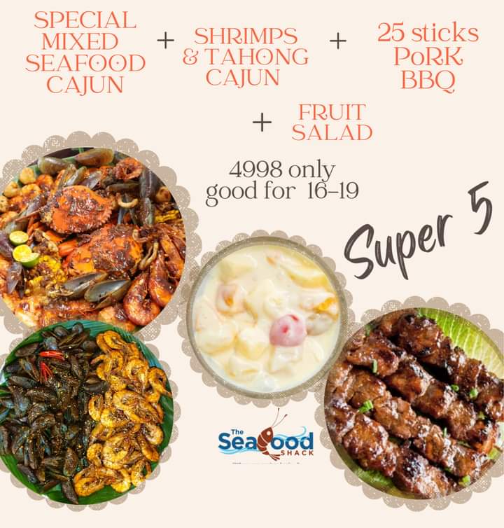 The Seafood Shack Restaurant PH Photo Menu 1