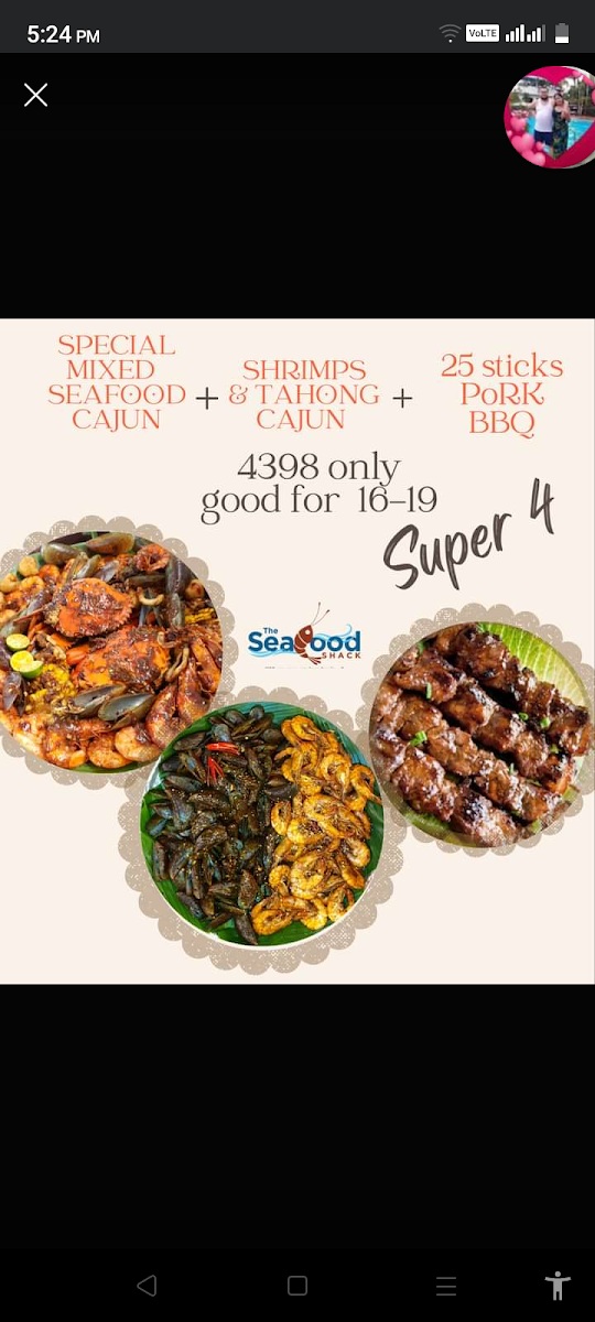 The Seafood Shack Restaurant PH Photo Menu 10