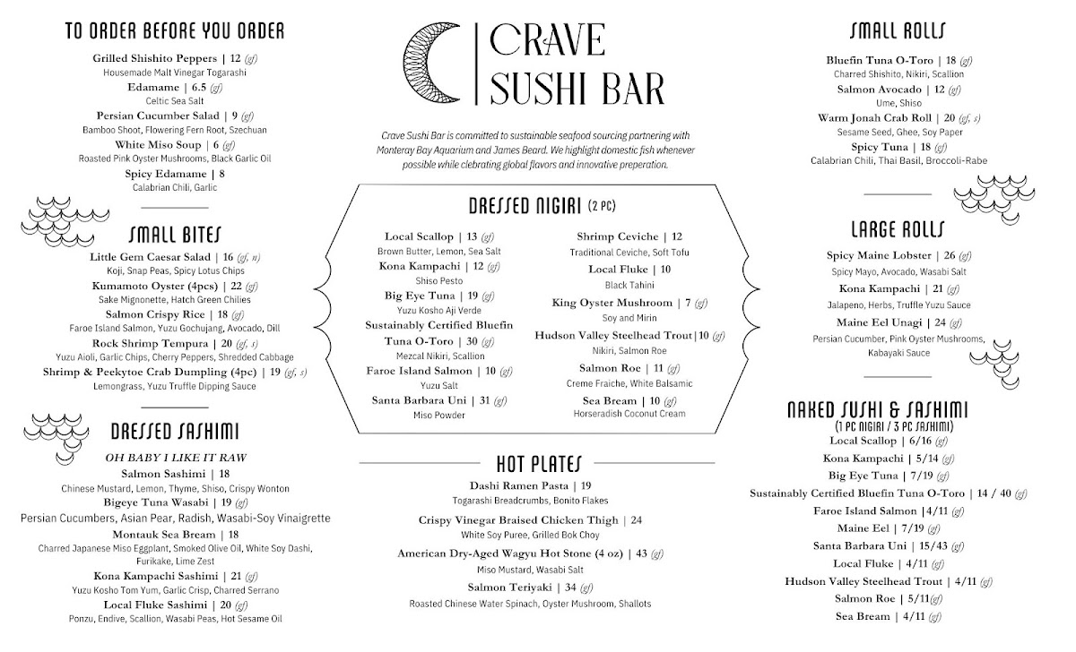 Crave Sushi Bar Photo Menu 8