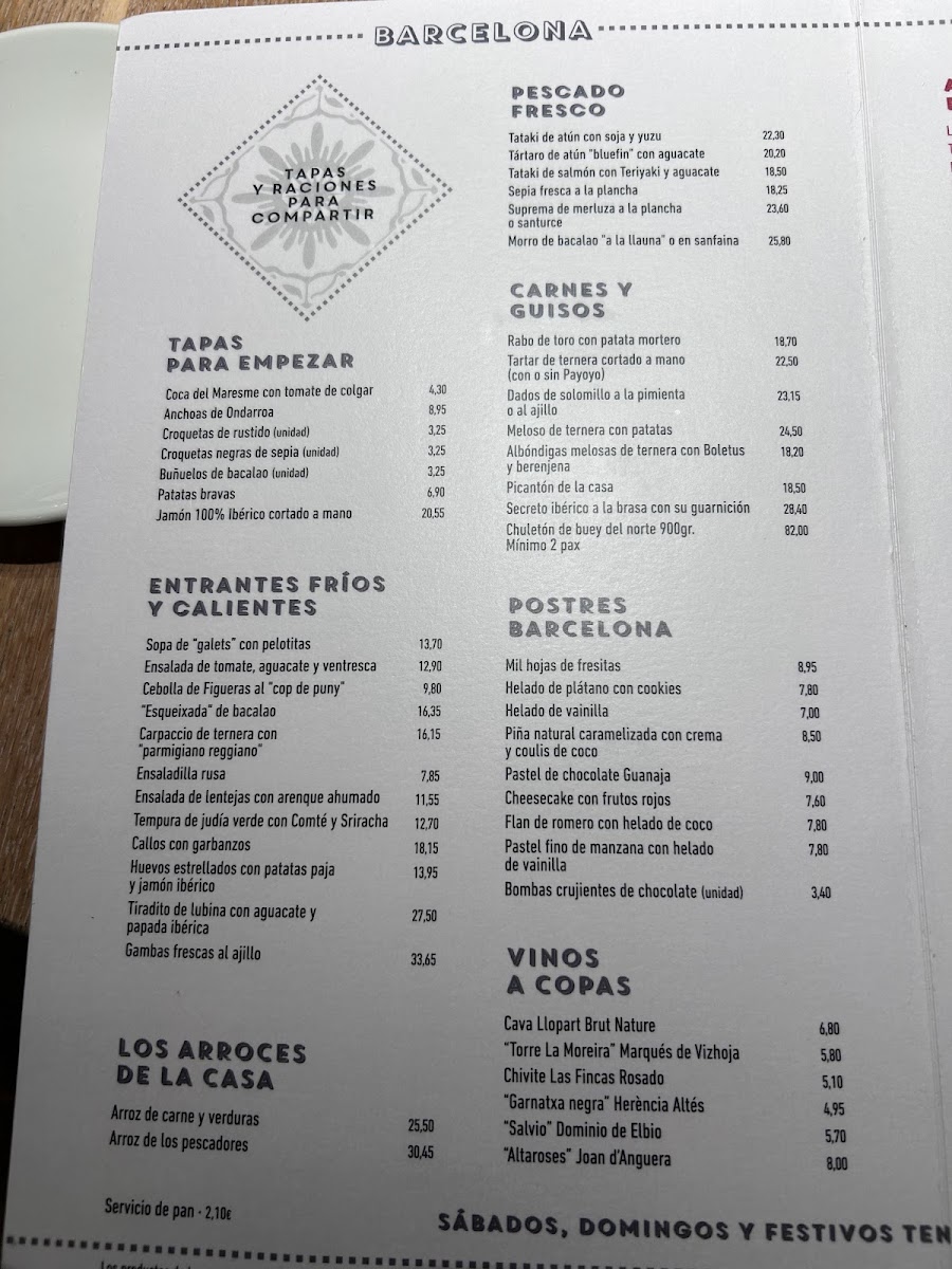 Restaurant BarcelonaMilano Photo Menu 7