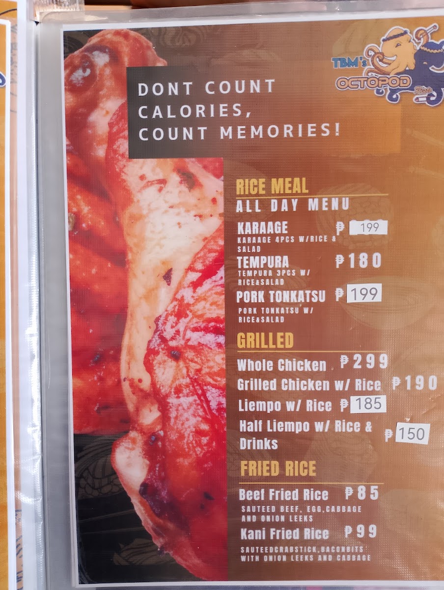TBM Octopod Resto Photo Menu 2
