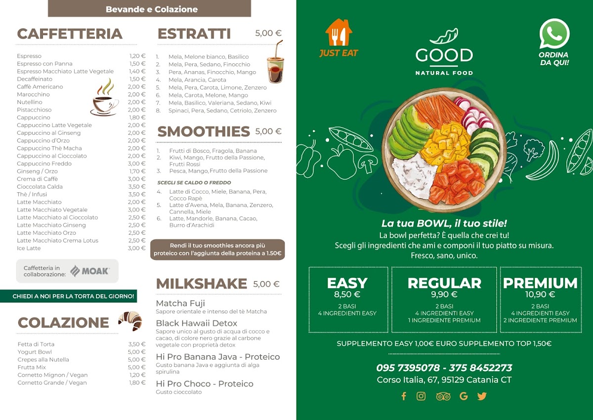 Good Natural Food Photo Menu 4