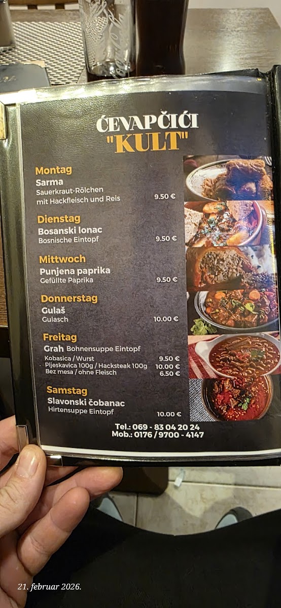 Cevapcici Kult Photo Menu 10