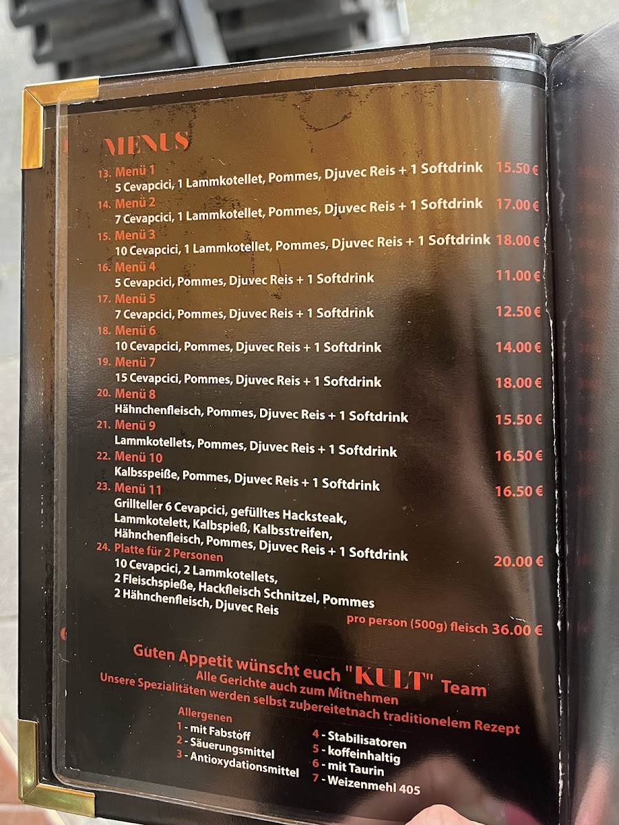Cevapcici Kult Photo Menu 7