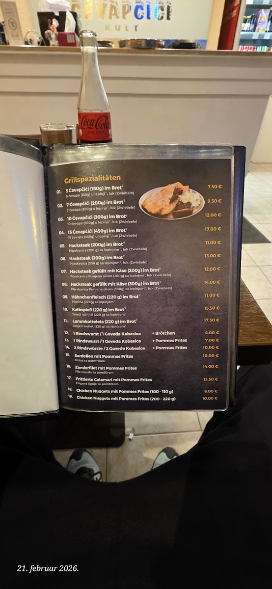Cevapcici Kult Photo Menu 9