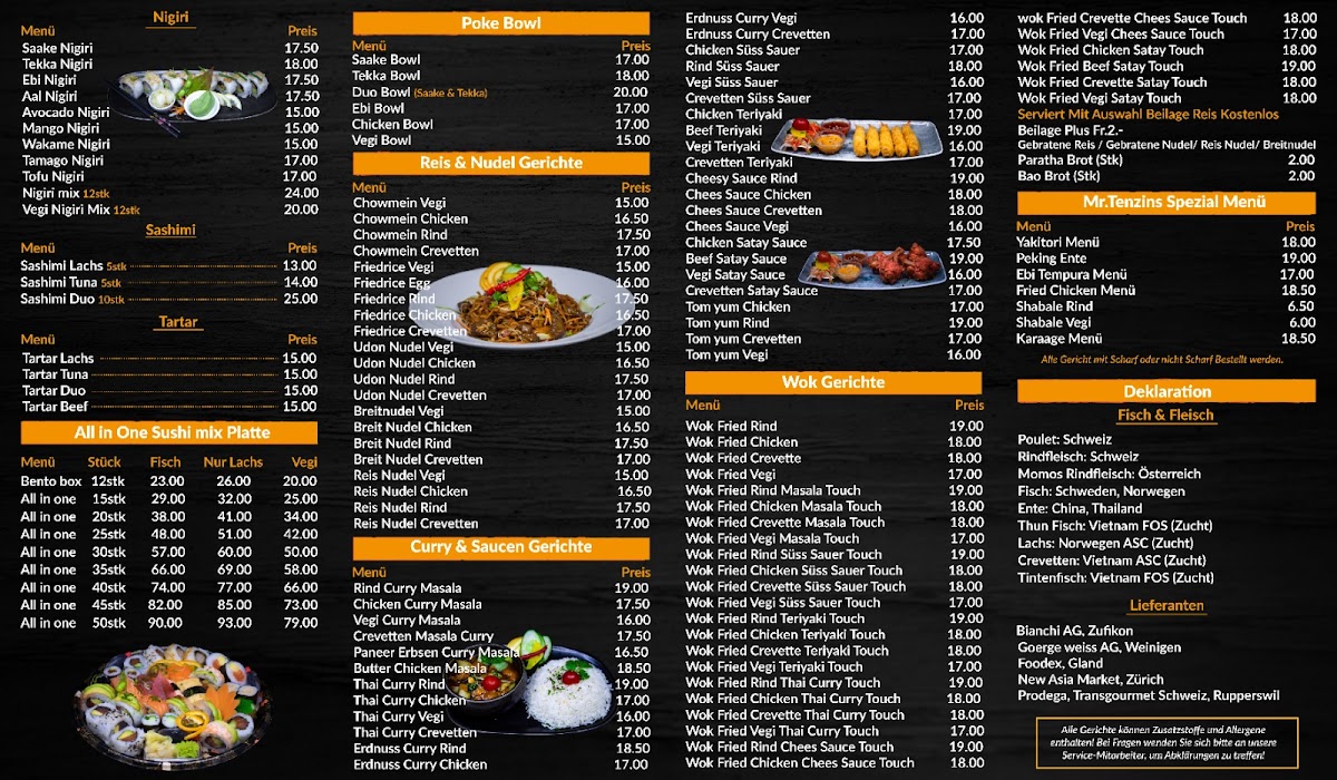 SU-MO Sushi, Momos & Curry Photo Menu 2
