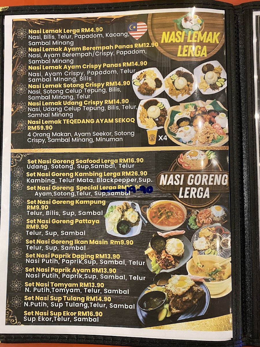 Lerga Cafe • Mergong Photo Menu 2