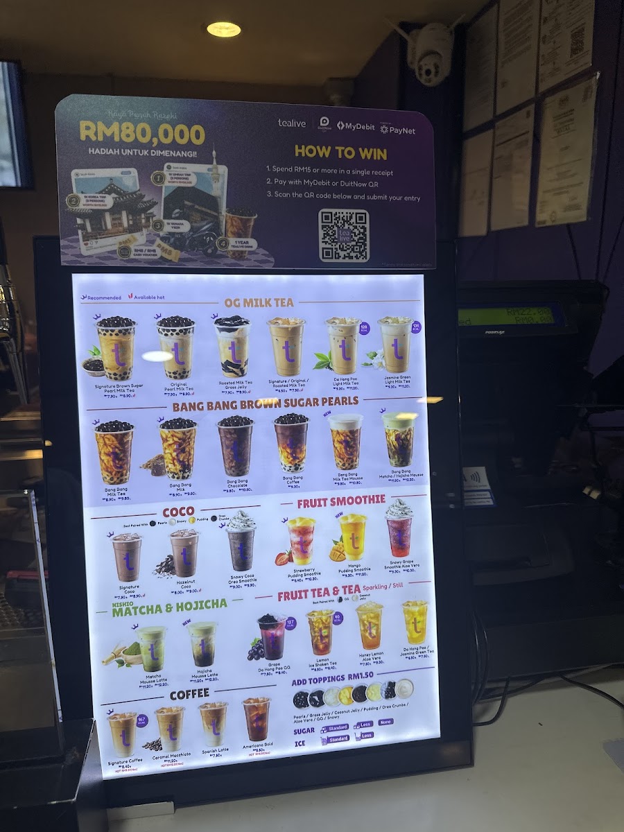 Tealive • Sungei Wang Plaza Photo Menu 3