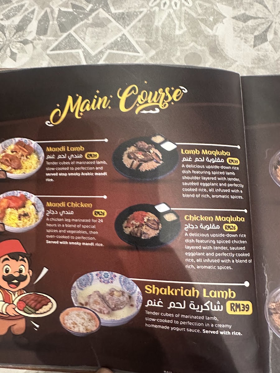 Iskender Turkish & Arabic Kitchen @ Tanjung Bungah Park Photo Menu 1