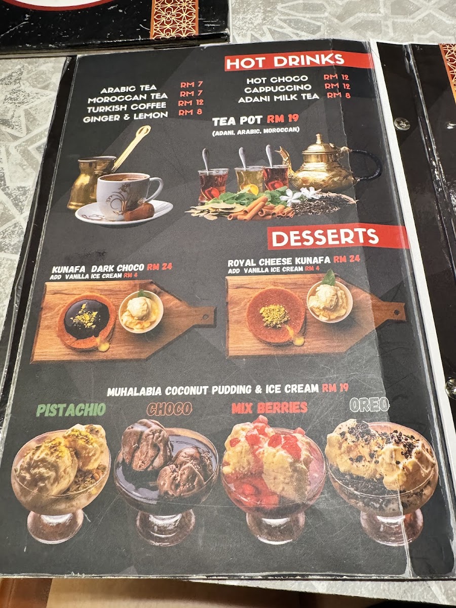 Iskender Turkish & Arabic Kitchen @ Tanjung Bungah Park Photo Menu 3