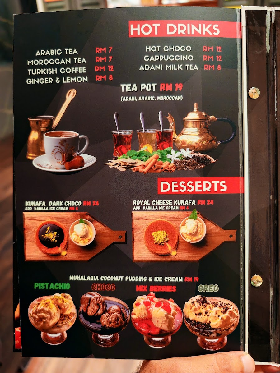 Iskender Turkish & Arabic Kitchen @ Tanjung Bungah Park Photo Menu 4
