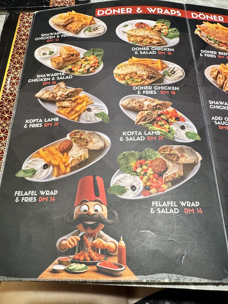 Iskender Turkish & Arabic Kitchen @ Tanjung Bungah Park Photo Menu 8