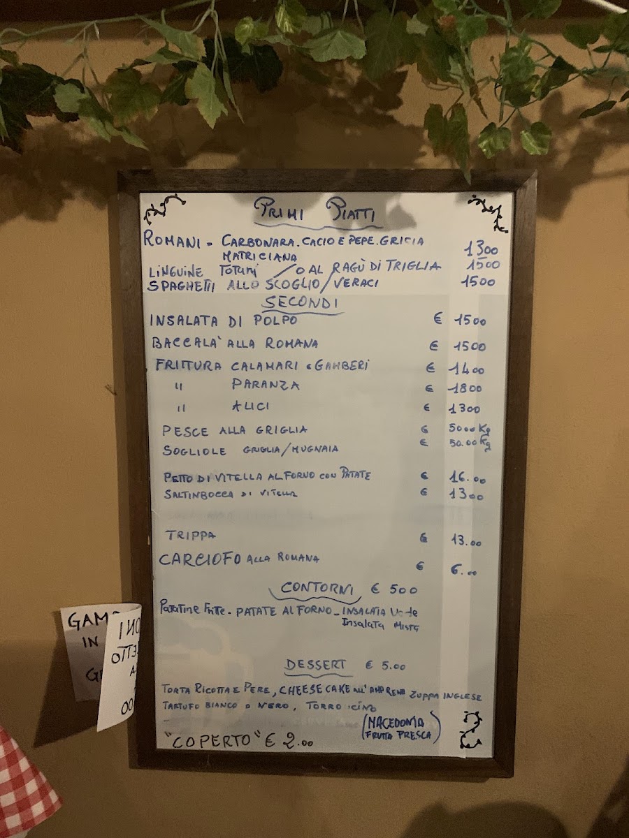 Trattoria Rugantino Photo Menu 9