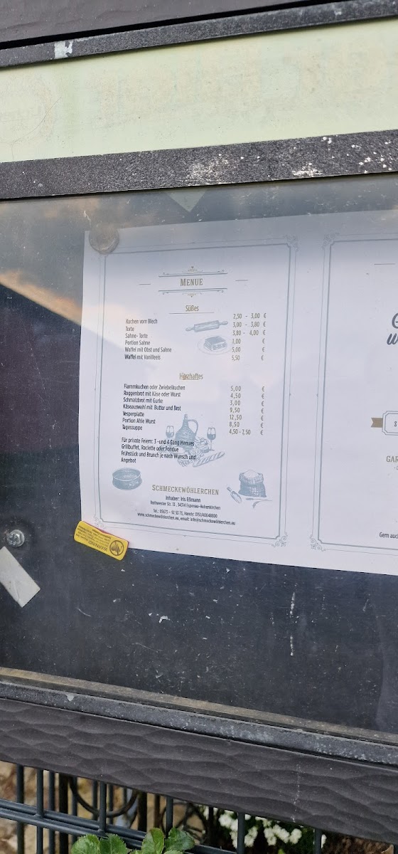 Schmeckewöhlerchen, Gartencafé und Vintage-Shop Photo Menu 1