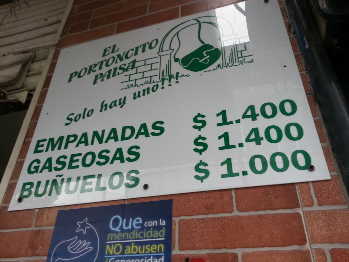 El portoncito paisa Photo Menu 1