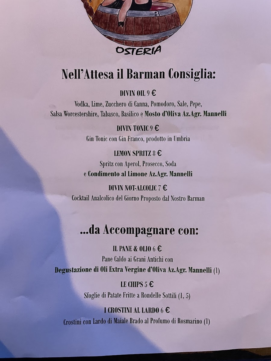 Osteria Di Vin Porcello Photo Menu 3