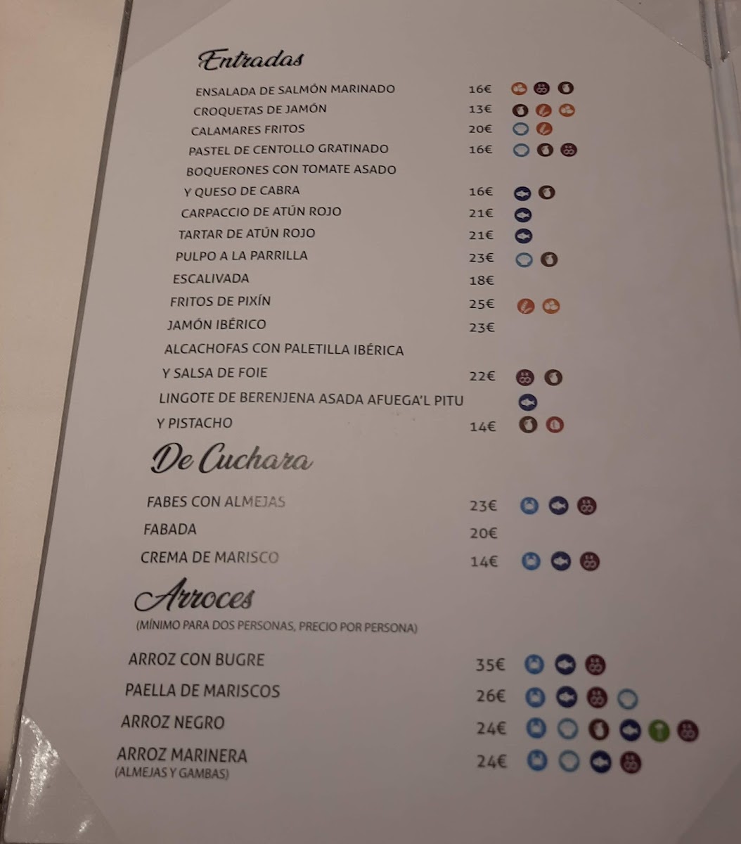 Restaurante Gijón Antiguo Zabala Photo Menu 10