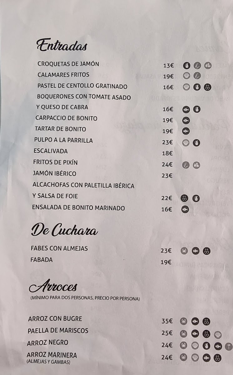 Restaurante Gijón Antiguo Zabala Photo Menu 5