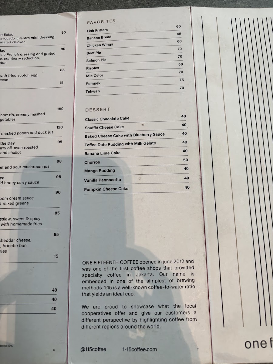 1/15 Coffee, Alam Sutera Photo Menu 6