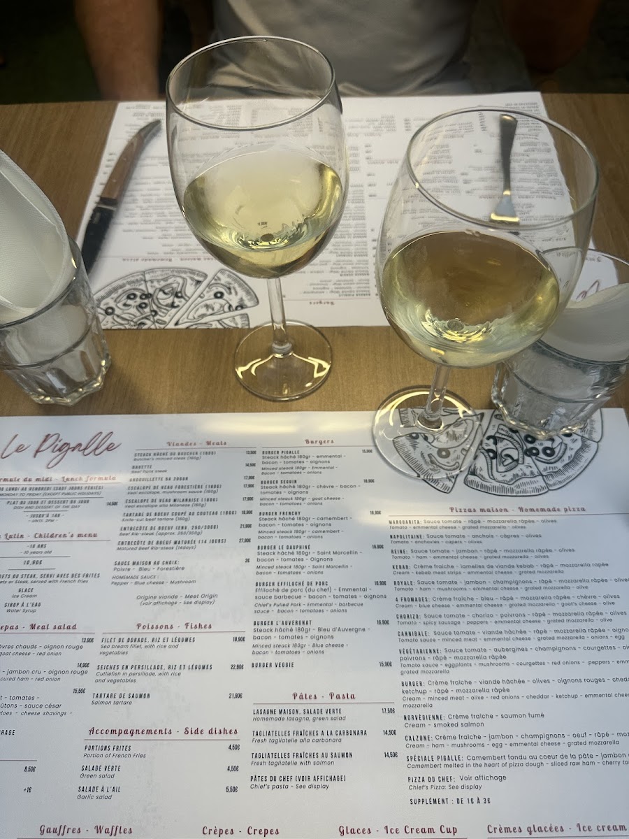 Le Pigalle Photo Menu 3