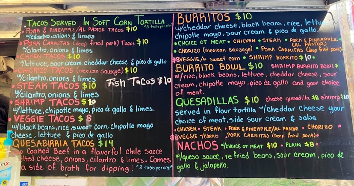 Mexican Grill Stand Photo Menu 6