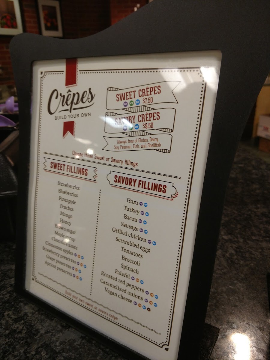 Mary Jemison Dining Hall Photo Menu 1