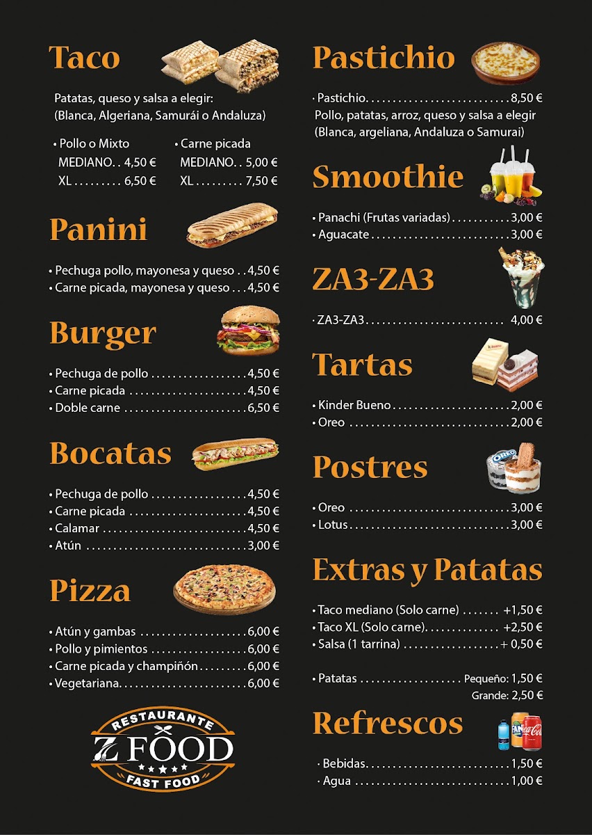 Tacos ???? ZFOOD Photo Menu 1