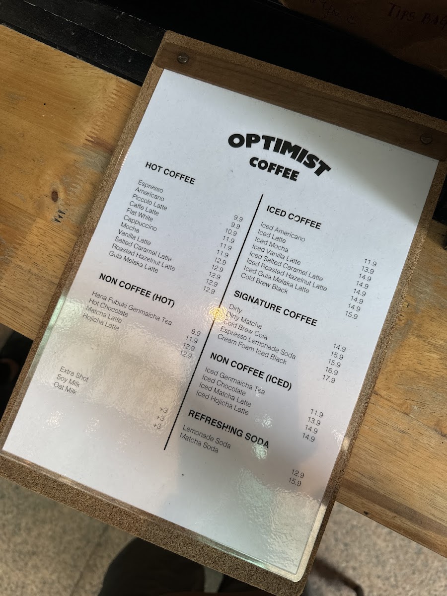 OPTIMIST COFFEE - BUKIT BINTANG Photo Menu 1