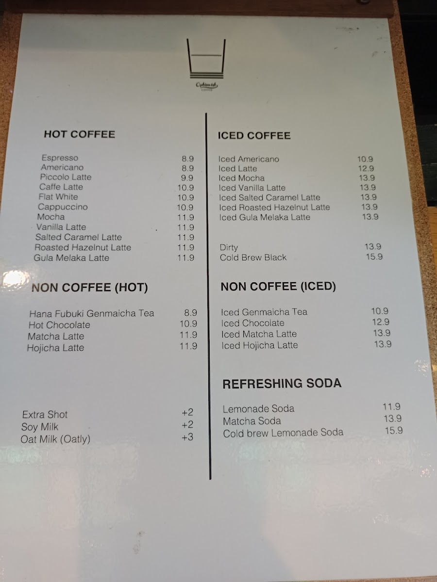 OPTIMIST COFFEE - BUKIT BINTANG Photo Menu 3