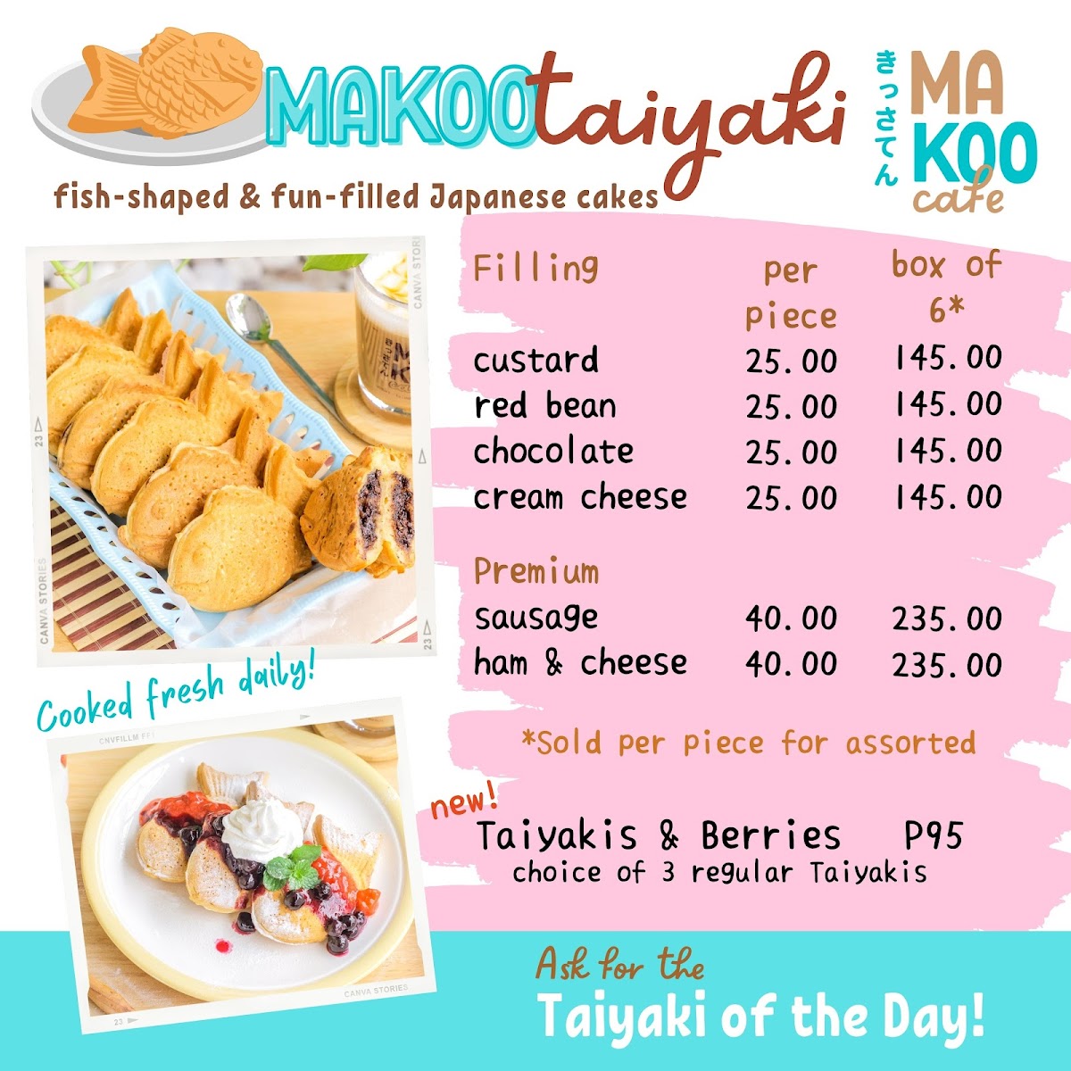 Makoo Cafe Photo Menu 1