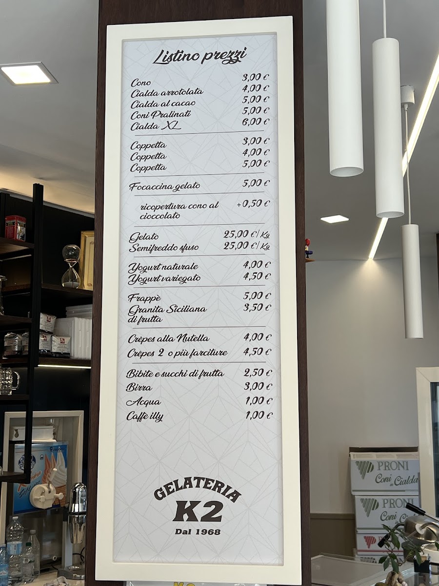 Gelateria K2 Photo Menu 1