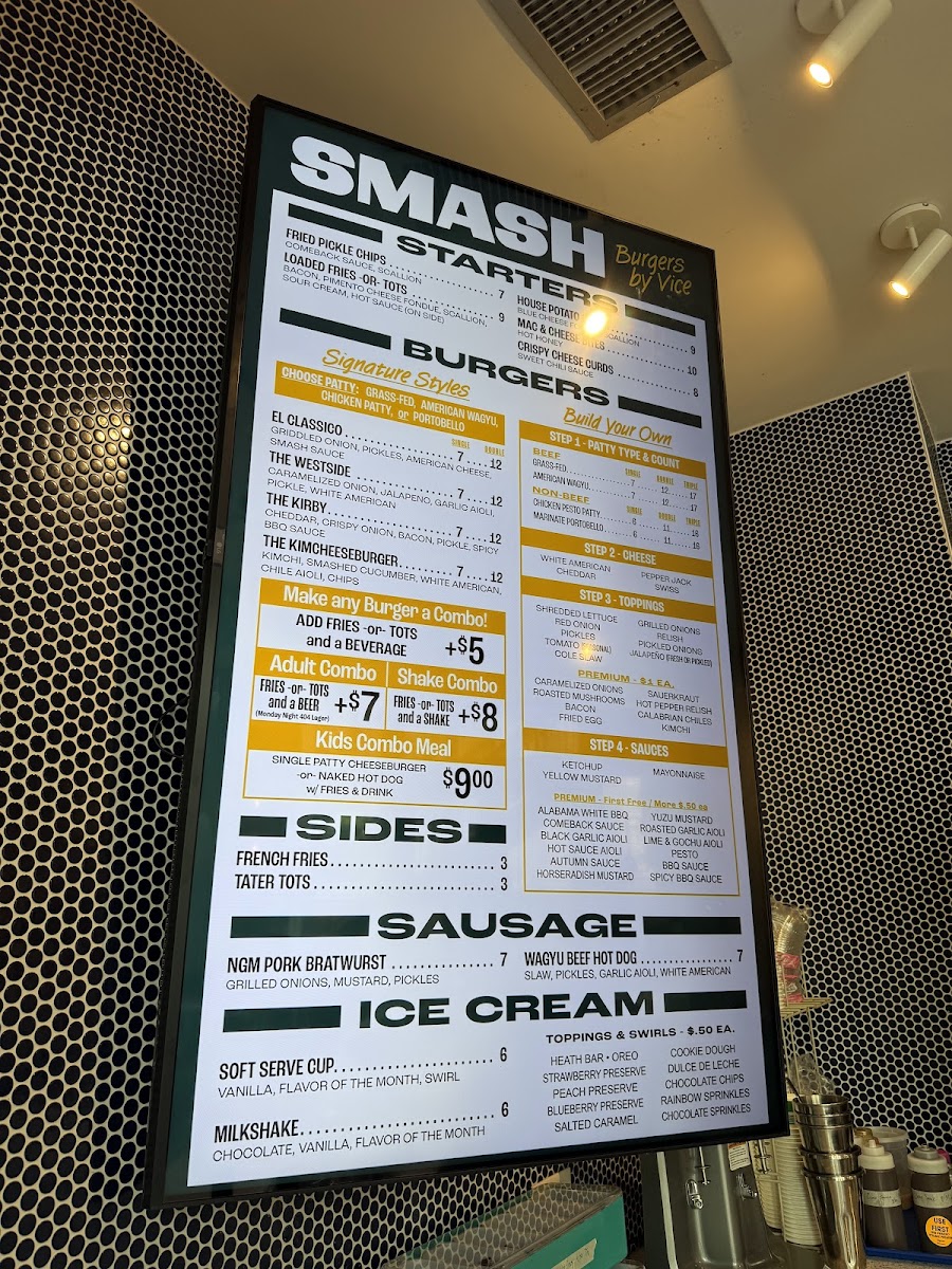 Smash Burgers by Vice Photo Menu 1