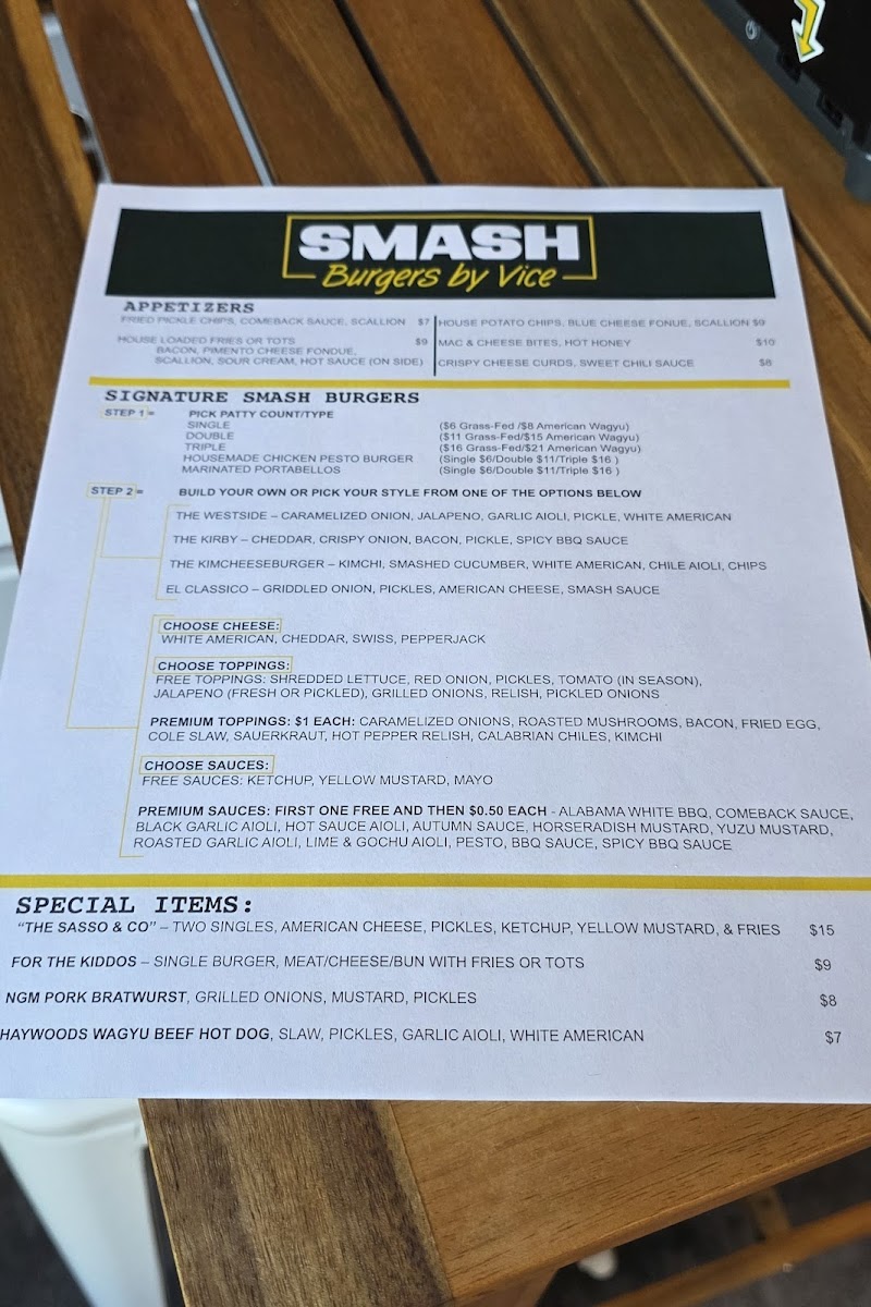 Smash Burgers by Vice Photo Menu 4