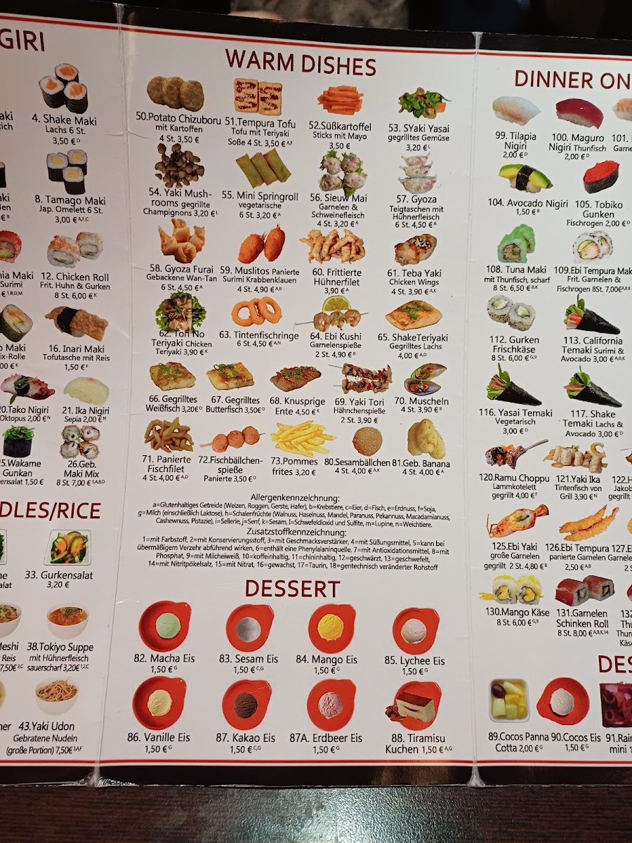 Oishii Sushi und Grill / Reutlingen Photo Menu 2