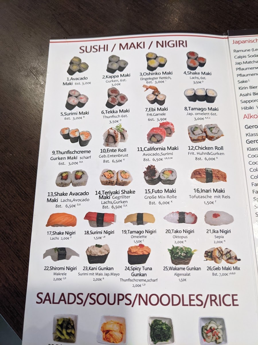 Oishii Sushi und Grill / Reutlingen Photo Menu 9
