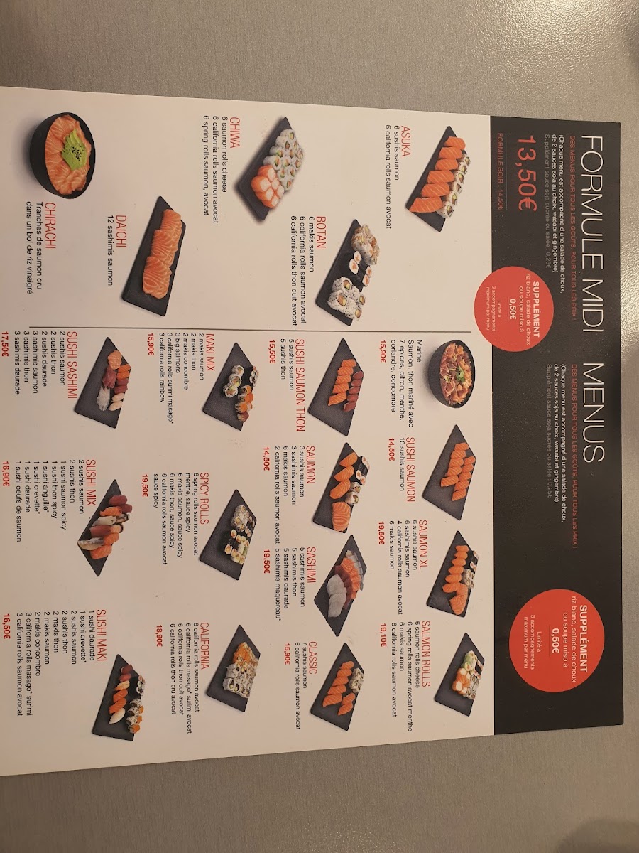 SUSHI BOUTIK Hoover Photo Menu 4