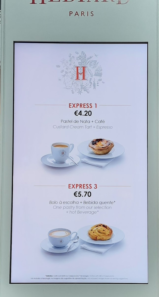 Hediard Photo Menu 1