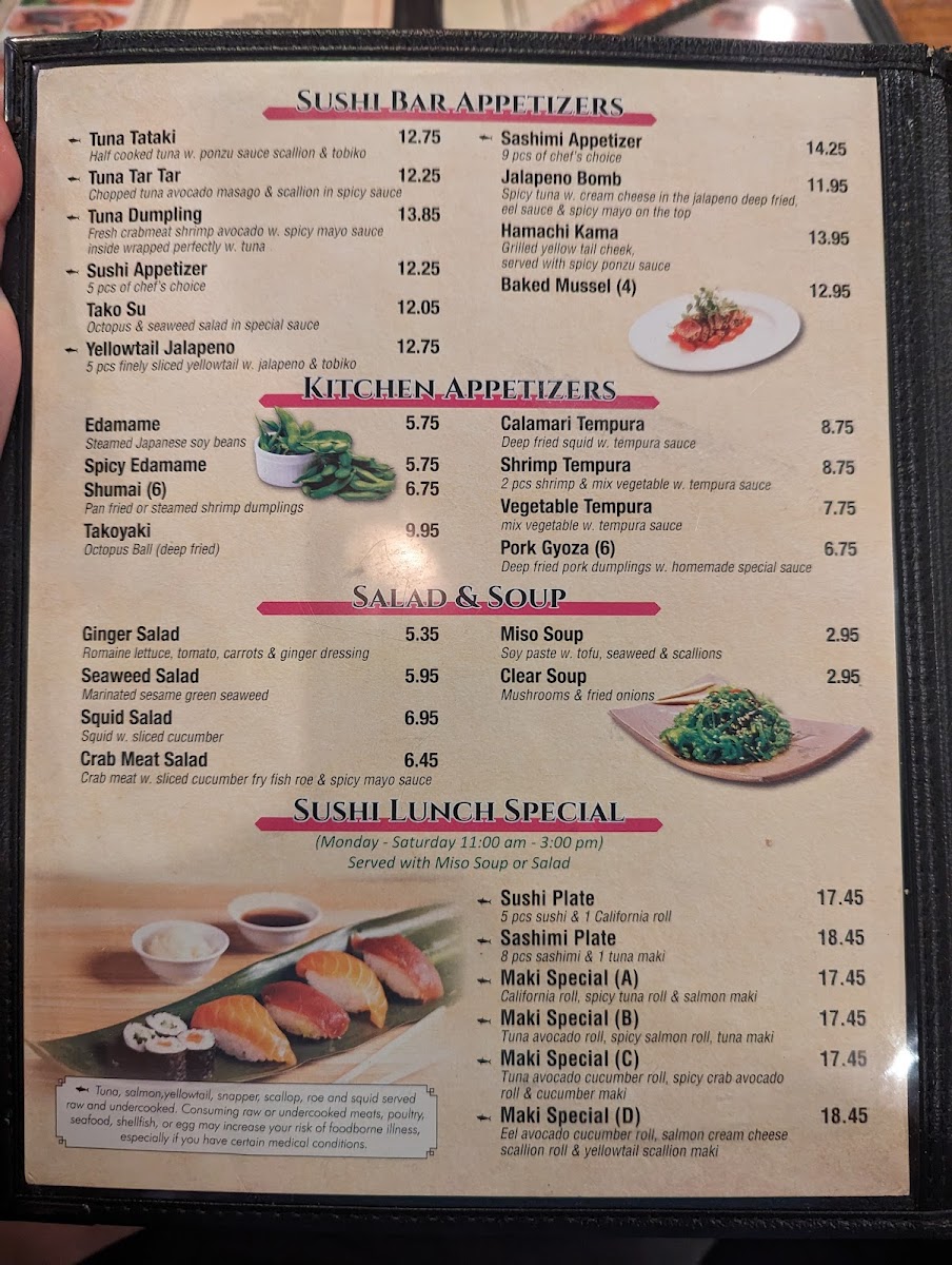 Fancy Sushi Asian Fusion Photo Menu 10