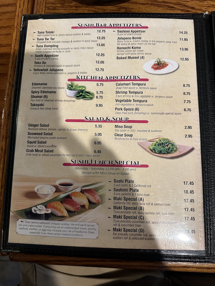 Fancy Sushi Asian Fusion Photo Menu 5