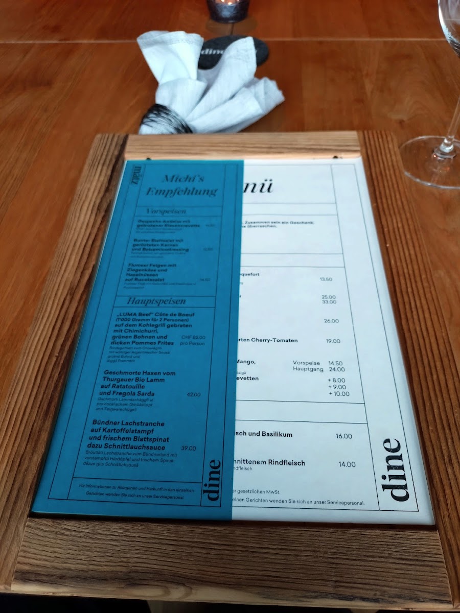 Mätz Dine Photo Menu 2
