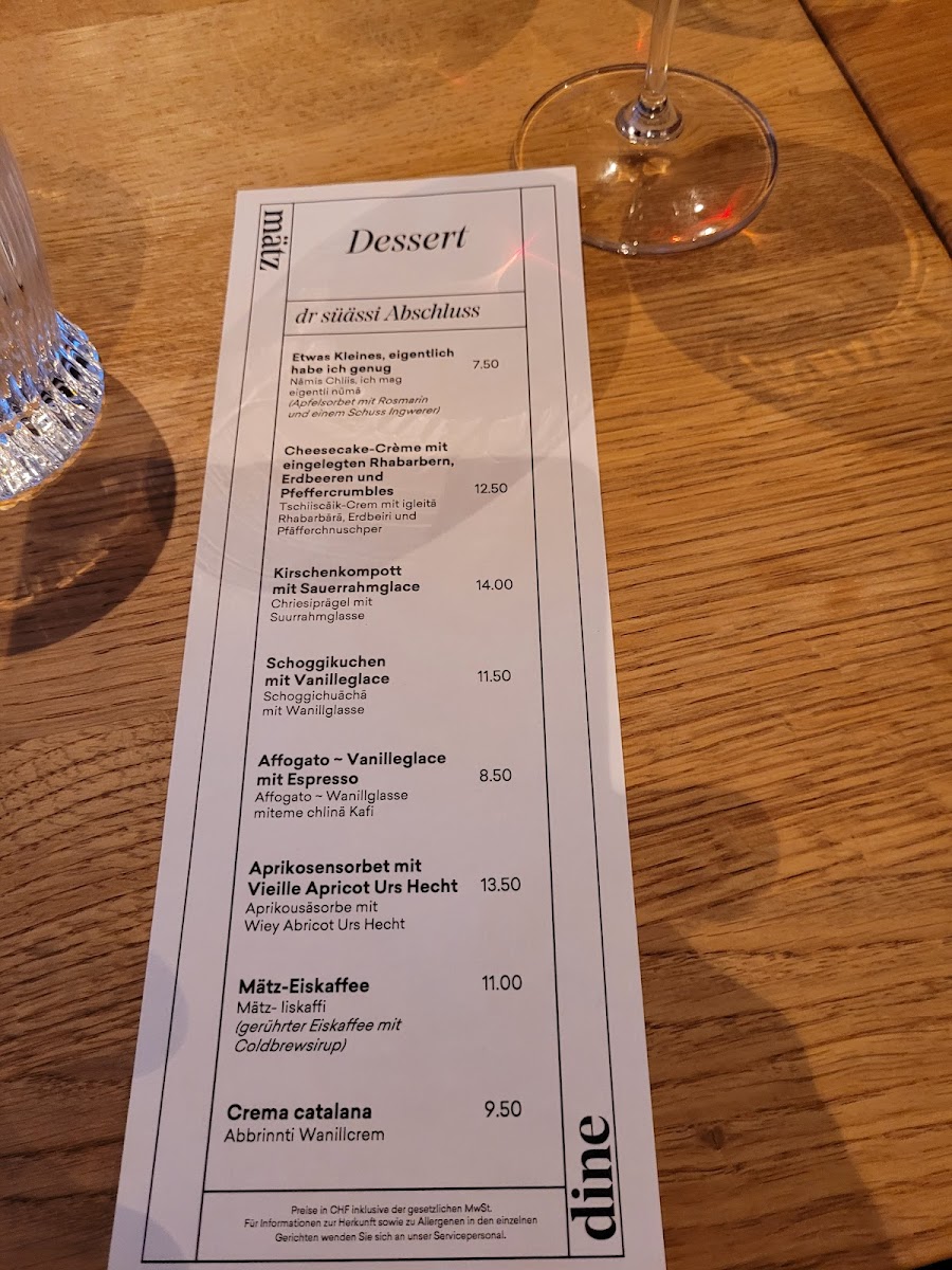 Mätz Dine Photo Menu 3