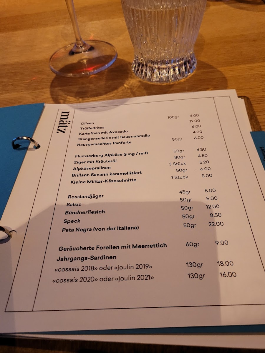 Mätz Dine Photo Menu 4