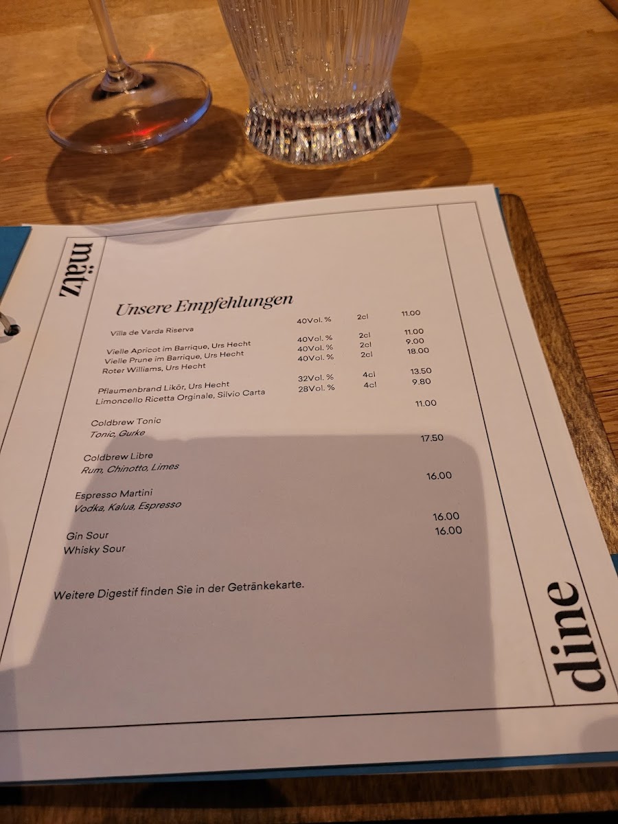 Mätz Dine Photo Menu 7