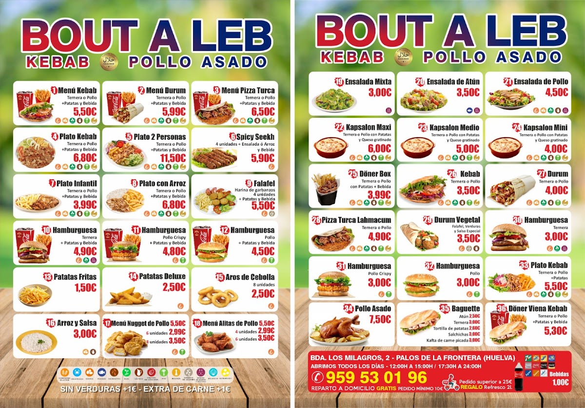 Kebabpalos Boutaleb Photo Menu 1