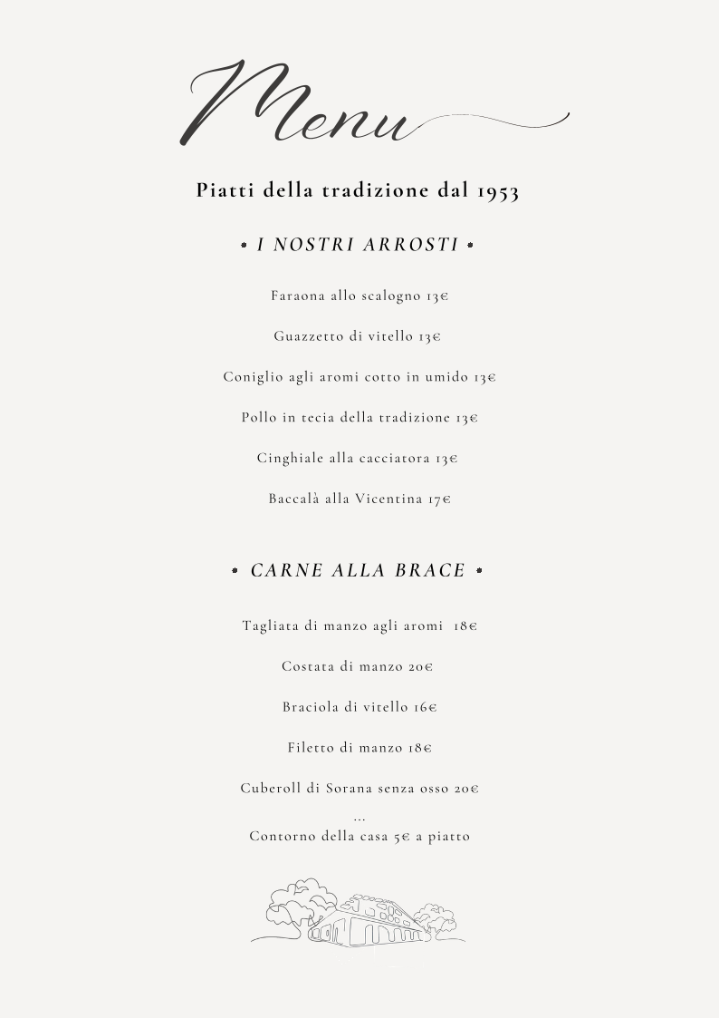 Trattoria La Scudeleta Photo Menu 3