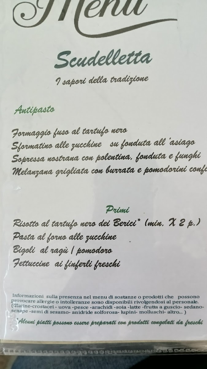 Trattoria La Scudeleta Photo Menu 6