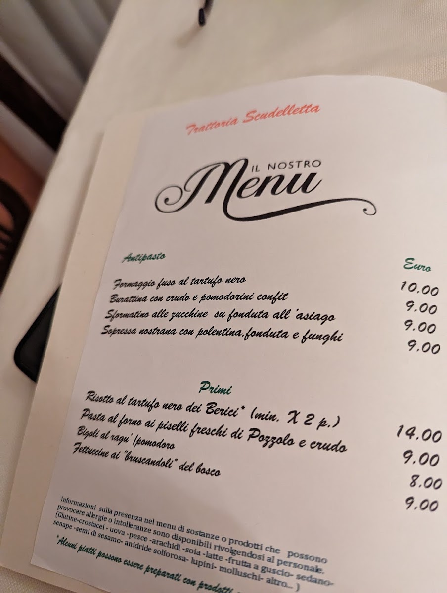 Trattoria La Scudeleta Photo Menu 8